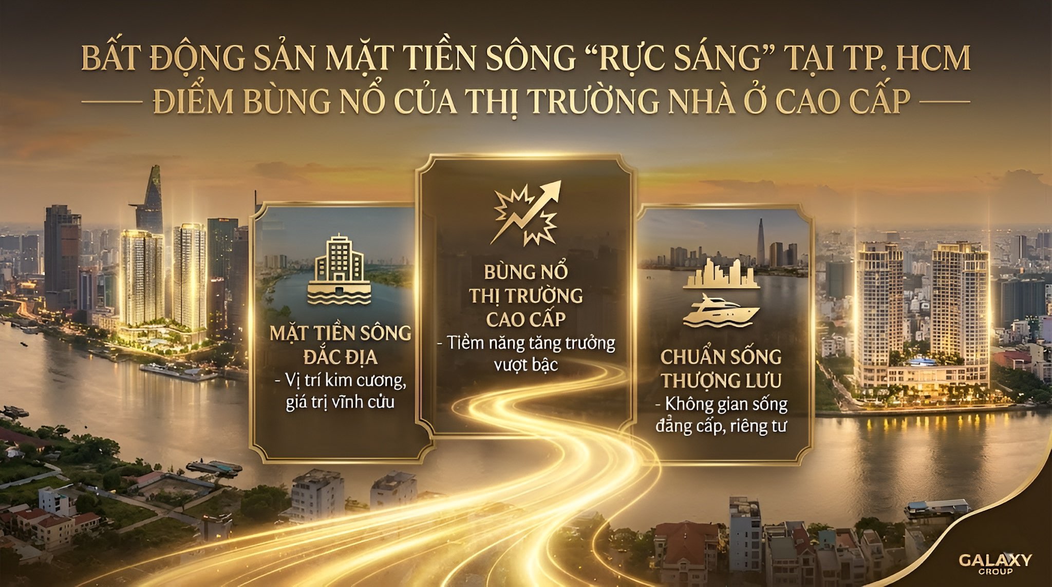 Bất Động Sản Mặt Tiền Sông “Rực Sáng” Tại TP. HCM — Điểm Bùng Nổ Của Thị Trường Nhà Ở Cao Cấp