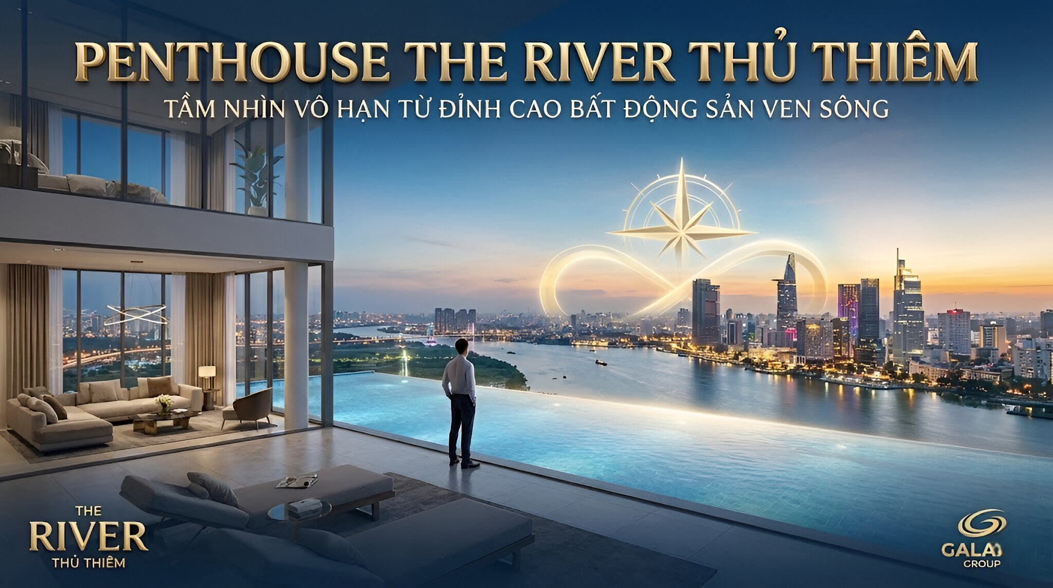 Penthouse The River Thủ Thiêm — Tầm Nhìn Vô Hạn Từ Đỉnh Cao Bất Động Sản Ven Sông